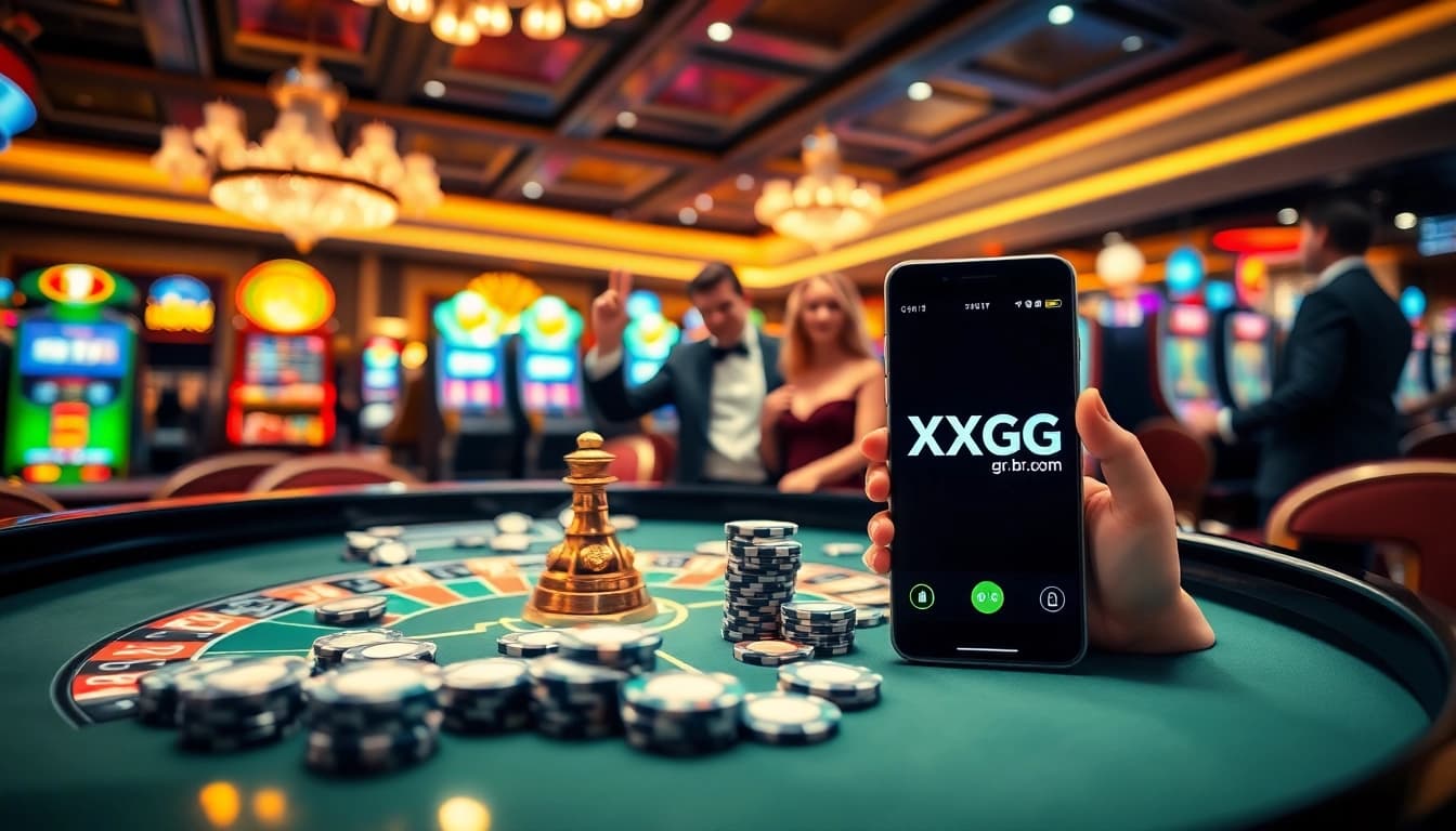 Players winning at the roulette table at xxgg.br.com, showcasing excitement in a luxurious casino.