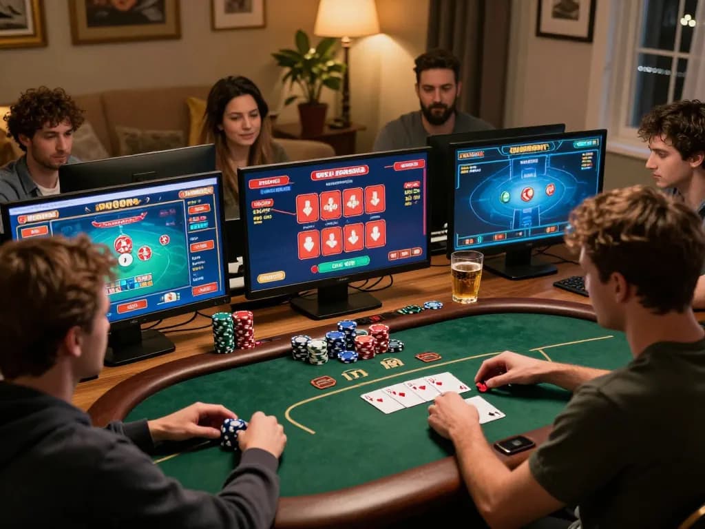 Engaged players at 678vip enjoying a thrilling online casino gaming experience.