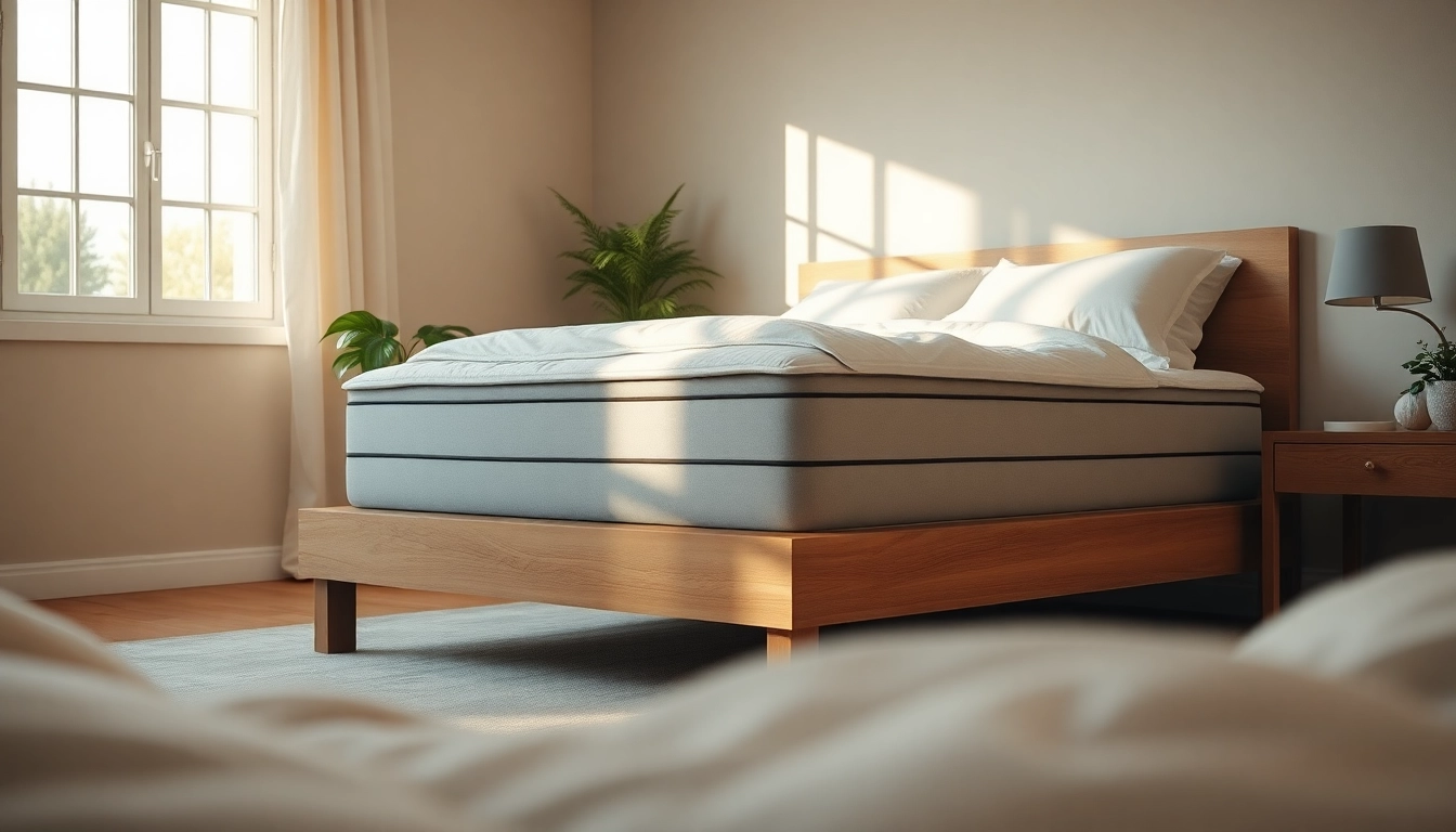 Enhance your sleep with the tempur pedic adapt mattress set in a warm, inviting bedroom.