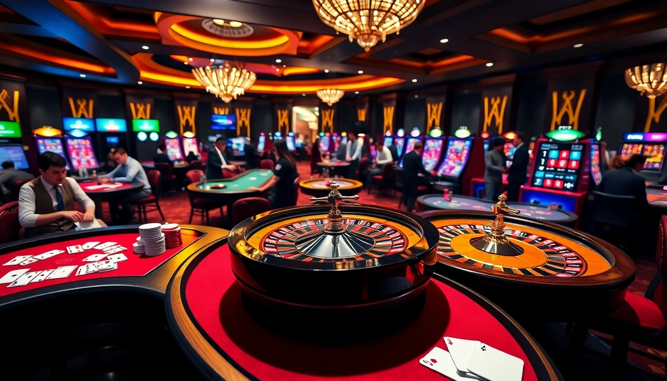 Players engaging in exciting games at OK365's premium online casino.