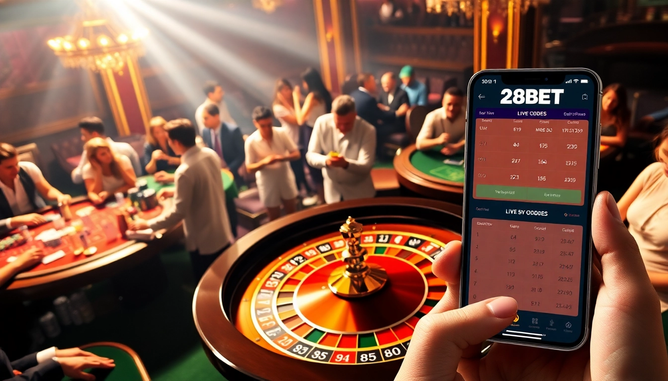 Experience the thrill of roulette at 28BET with exciting casino visuals and immersive gaming.