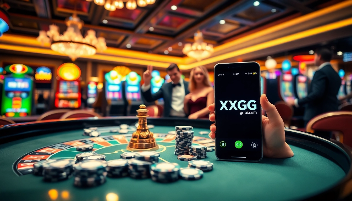 Players winning at the roulette table at xxgg.br.com, showcasing excitement in a luxurious casino.
