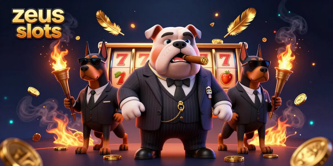 Engage with zeus slots for big wins in this vibrant 3D casino scene filled with luck and excitement.