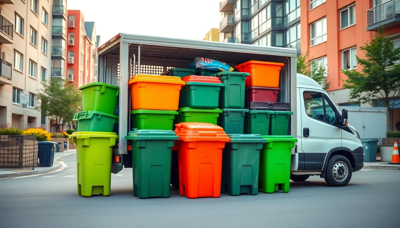 Utilizing disposal bins rental for efficient waste management in an urban environment.