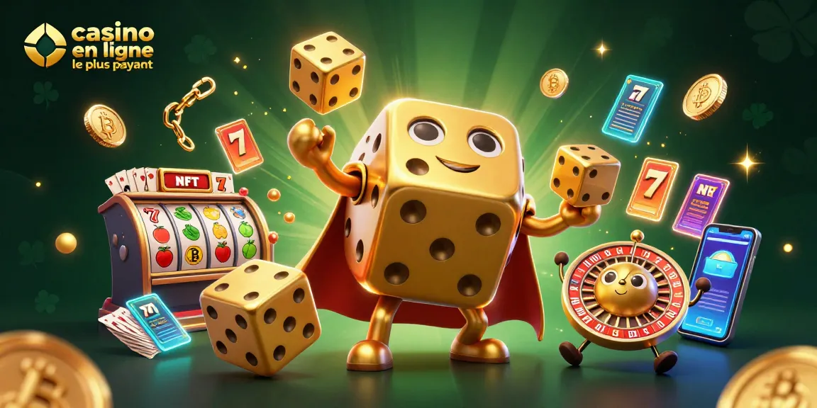 Découvrez le casino en ligne le plus payant avec un golem de dés dorés et des éléments de jeu captivants.