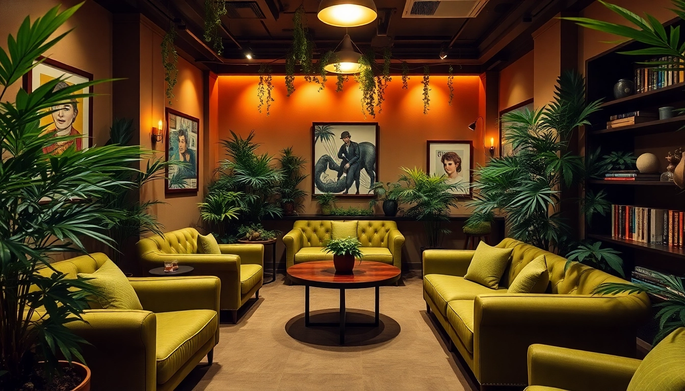 Meilleurs Cannabis Clubs à Madrid : ambiance relaxante dans un club de cannabis à Madrid.