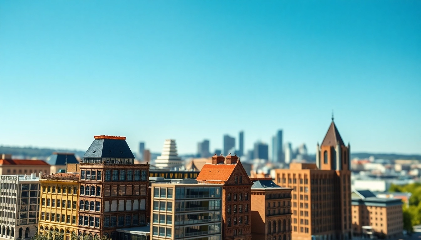 Architekturmodellbau Saarbrücken mit detaillierten Stadtmodellen in professioneller Darstellung.