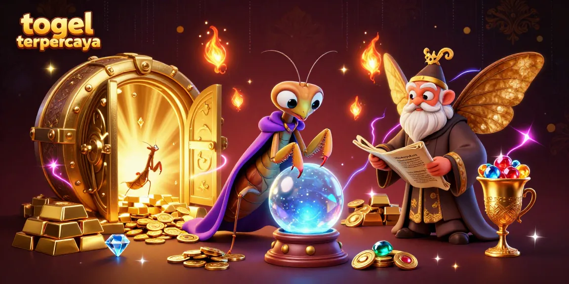 Togel terpercaya: Engage with vibrant 3D illustration of a mystical gambling scene filled with luck.