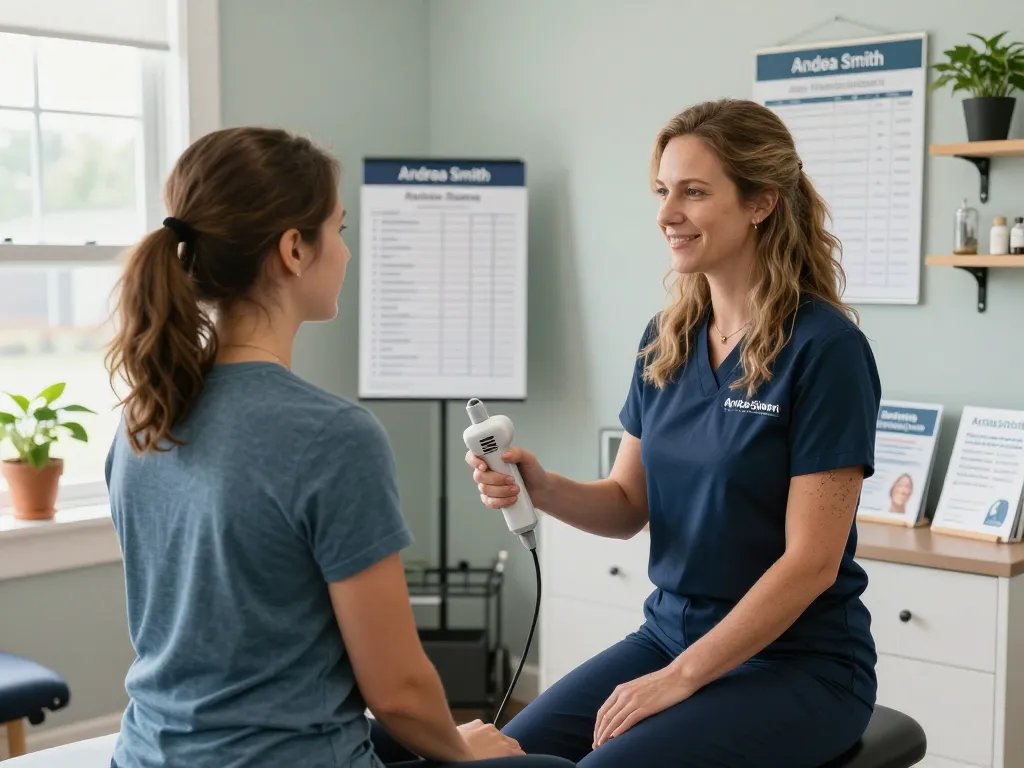 Neuro-chiropractic session at SynapticDC in Westbrook, Maine, emphasizing brain-based adjustments.