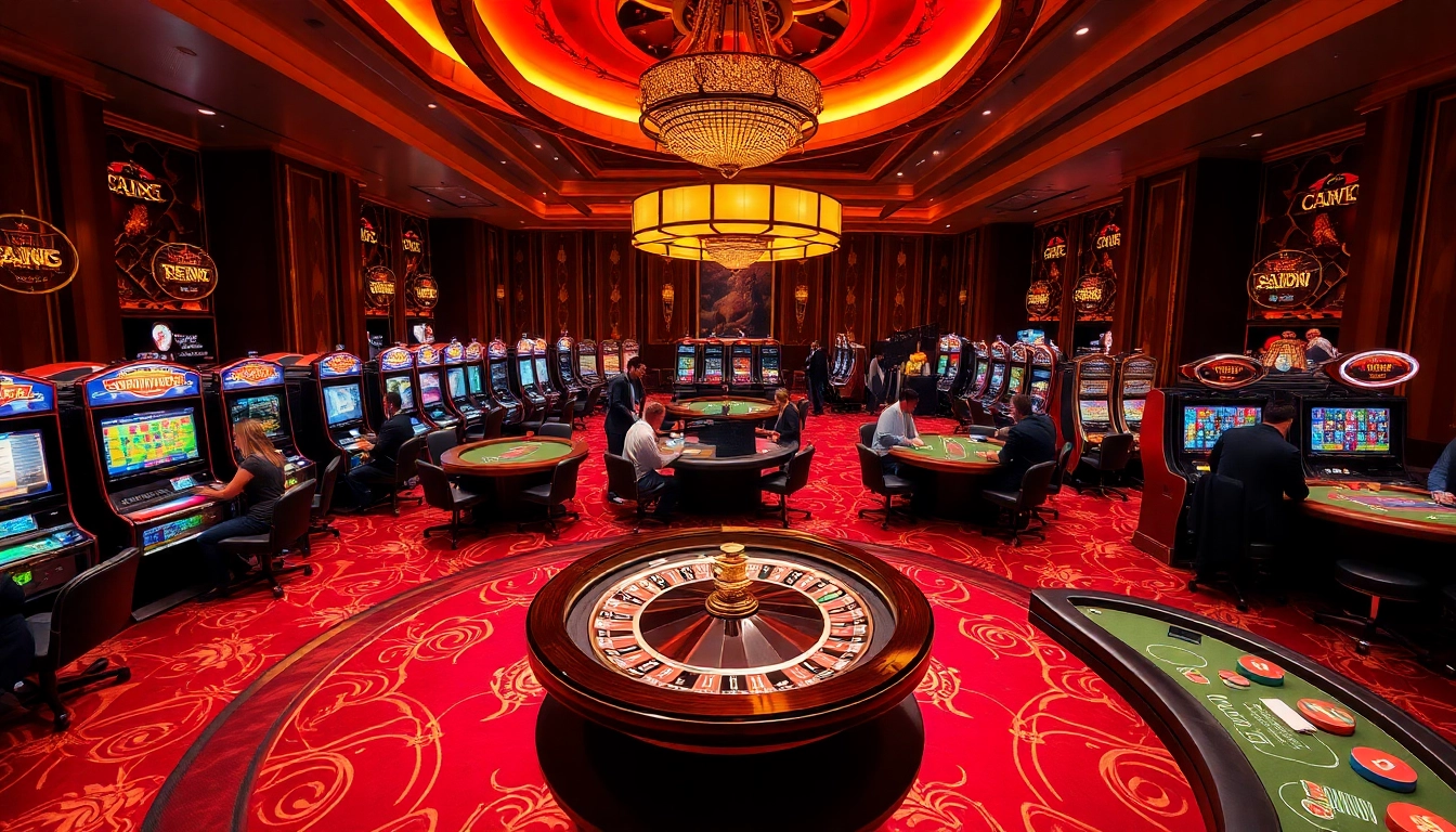 SODO CASINO 66 players enjoy vibrant gaming action at casino tables filled with excitement and luxury.