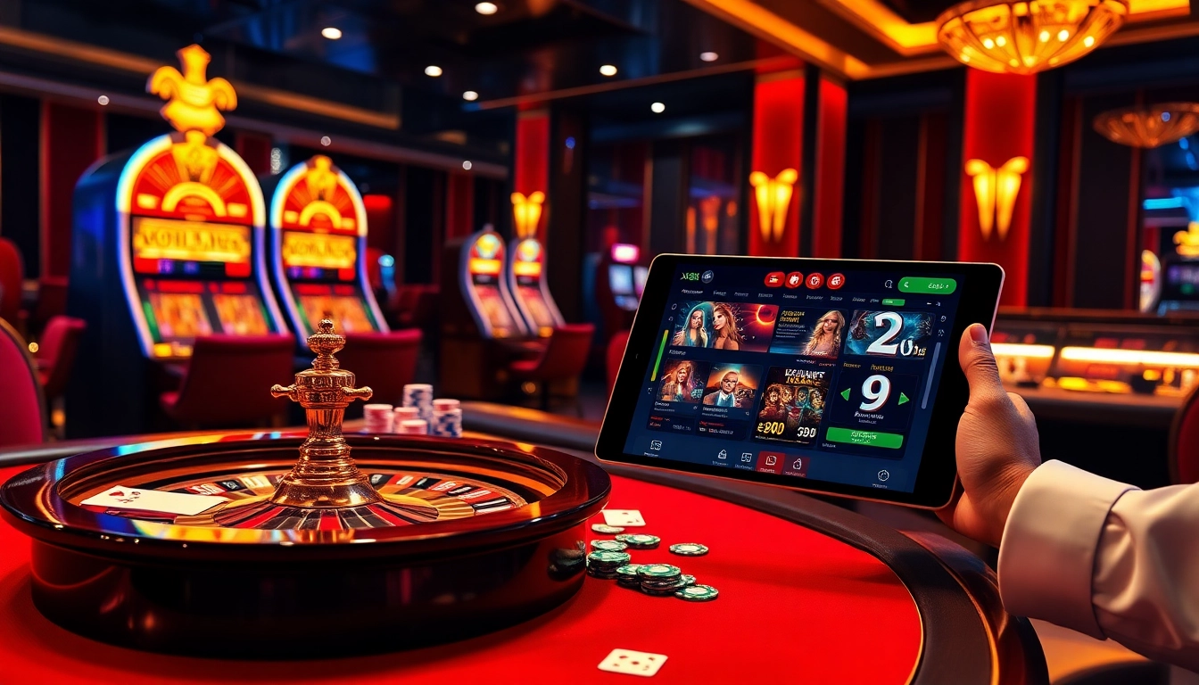 x88.agency showcases an exciting casino scene with vibrant gaming elements, inviting players to enjoy thrilling experiences.
