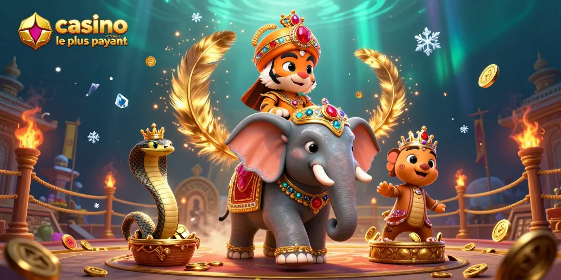 Casino en ligne le plus payant : illustration colorée du jeu et du divertissement en casino