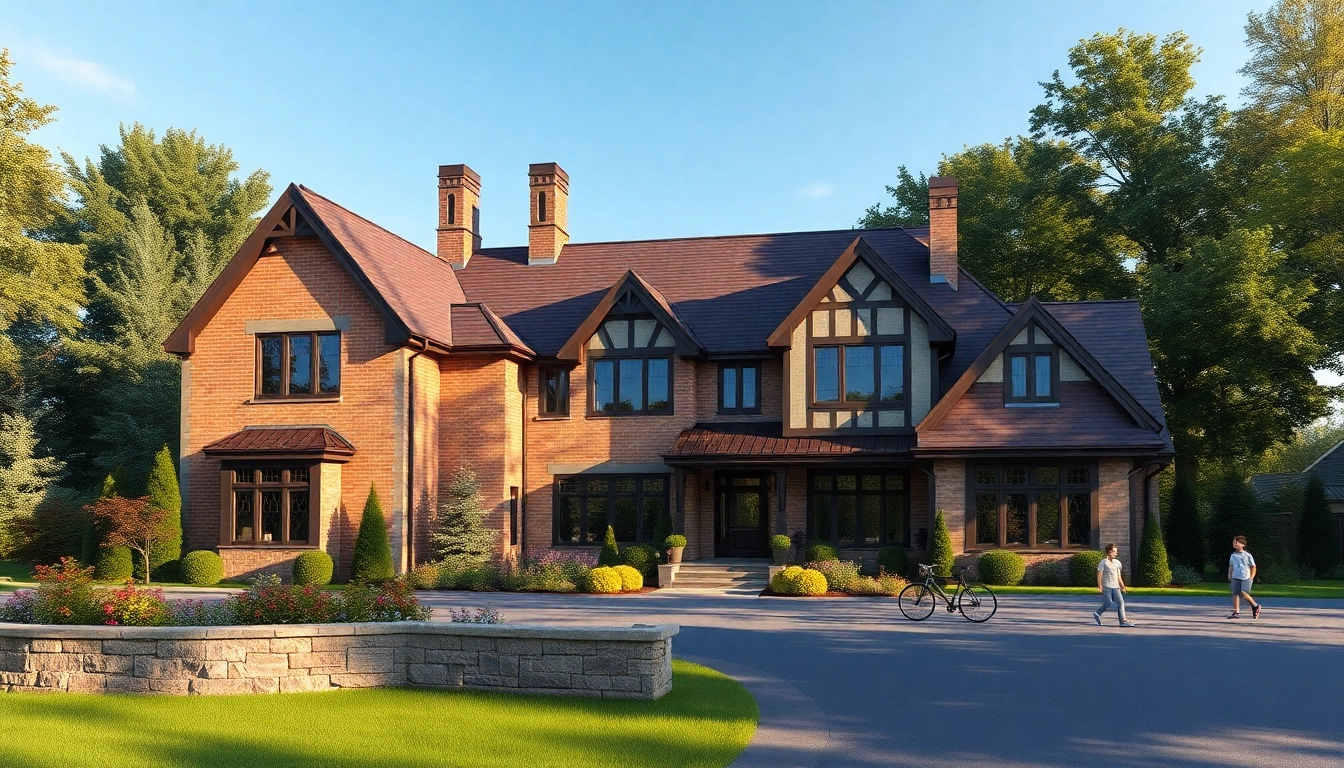 Showcasing the Wellesley Tudor Expansion, a beautifully designed Tudor-style home enhancing its neighborhood.
