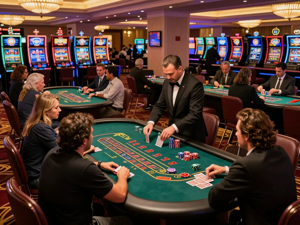 KJC players enjoying intense roulette gameplay in a vibrant casino atmosphere.