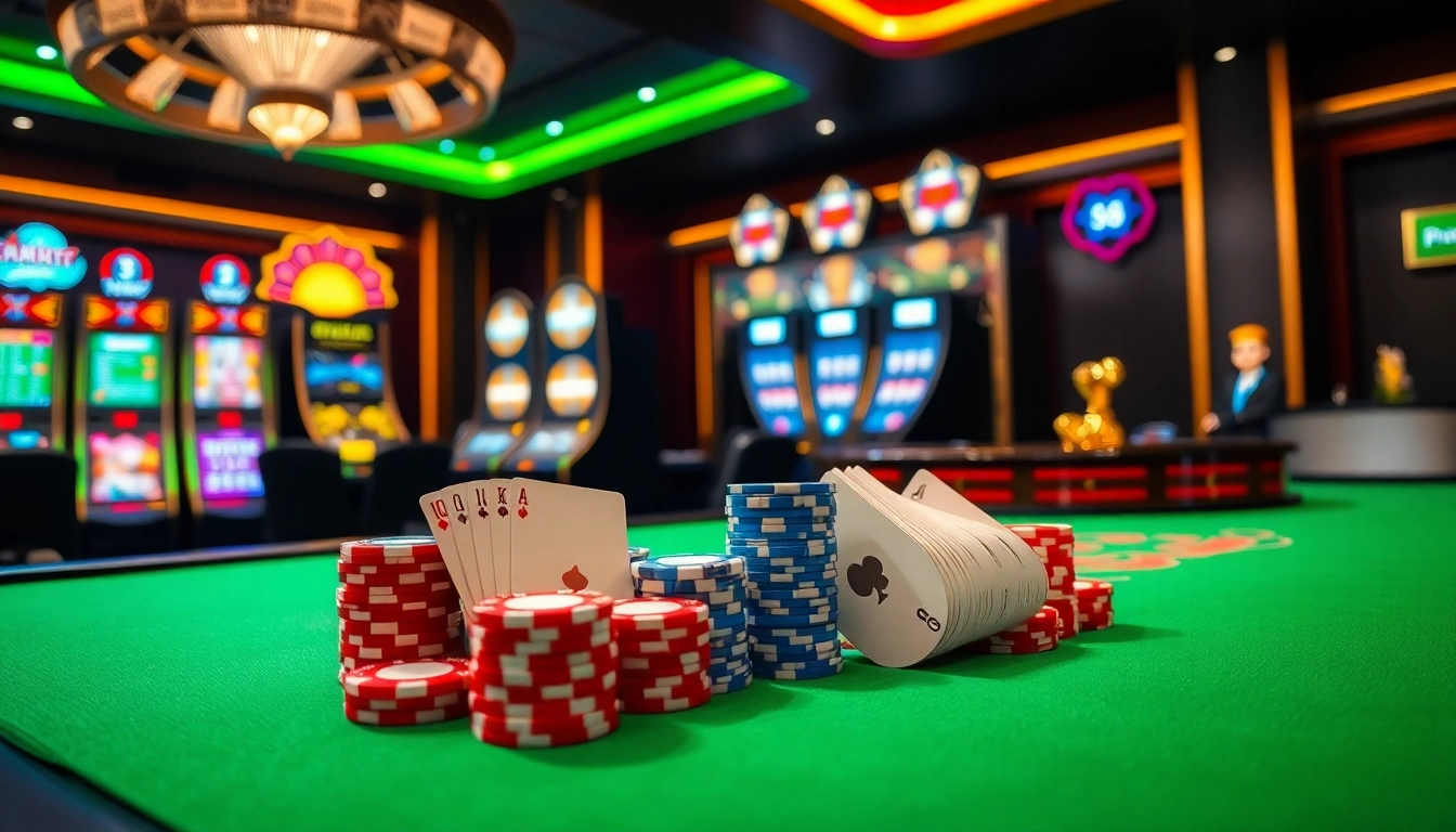 Experience luxury gambling at https://go8f.com/ with vibrant casino tables and exciting slot machines.
