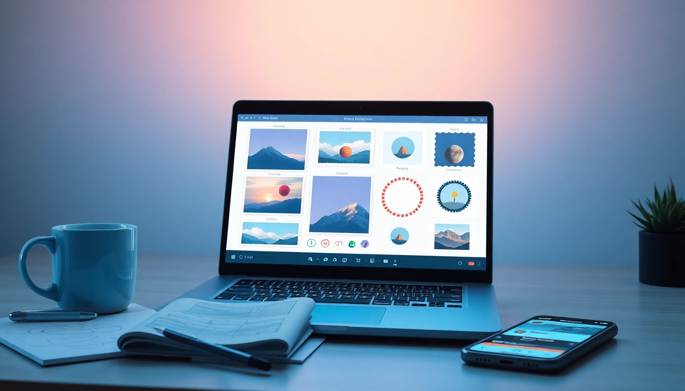Crop image tool interface featuring various aspect ratios and vibrant colors for creative projects.