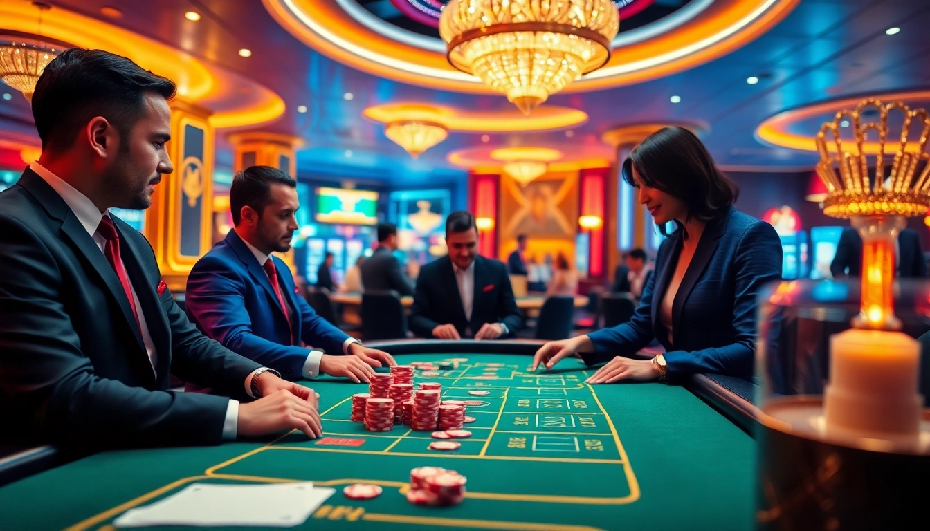 Experience Baccarat excitement with high-stakes betting at https://xx88.us/, showcasing luxury casino settings.