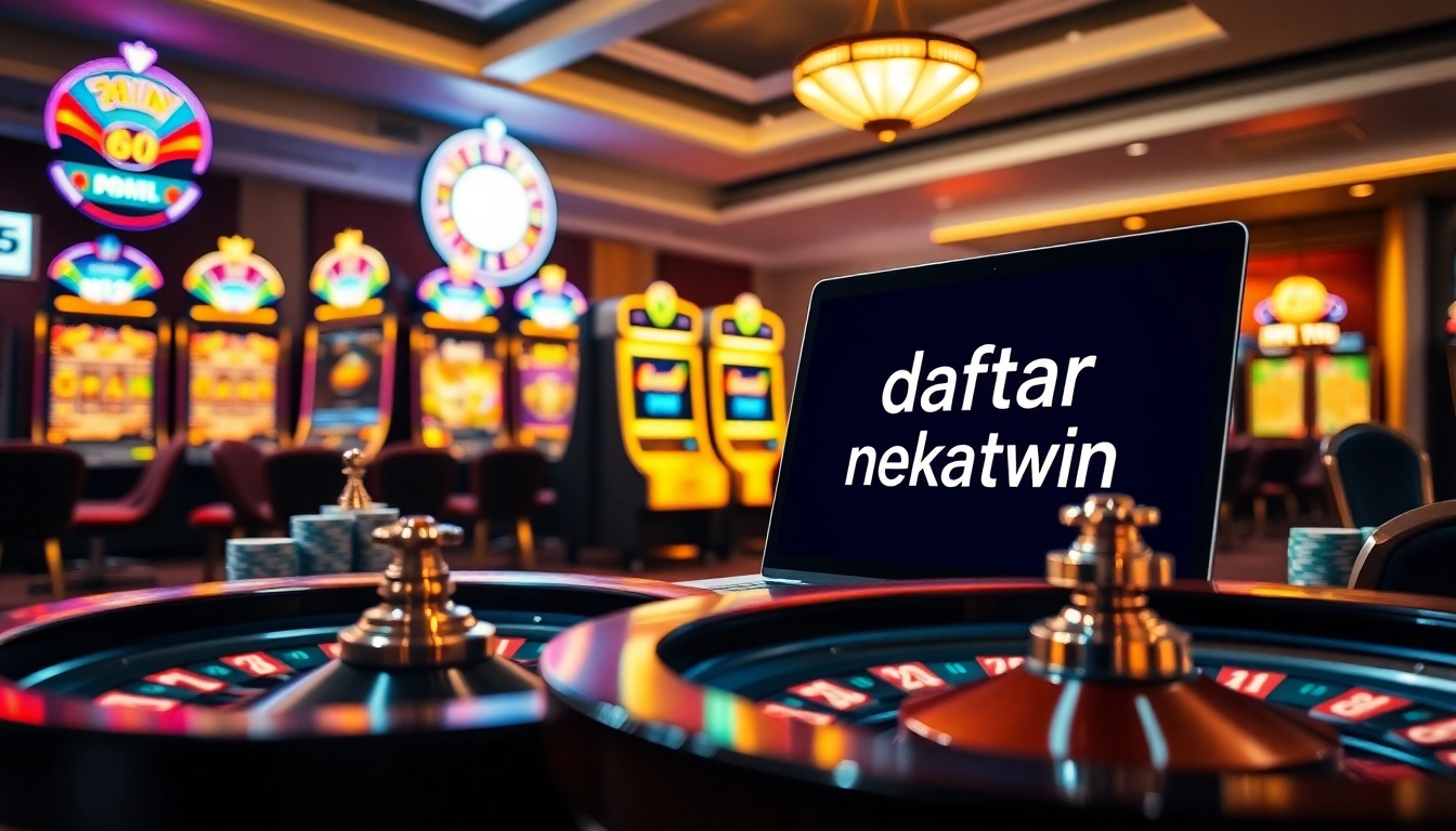 Experience the excitement of daftar nekatwin with vibrant casino visuals and thrilling gameplay.