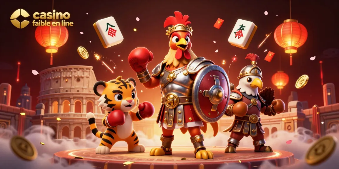 Profitez des jeux dans un casino fiable en ligne avec une scène dynamique de gladiateurs et de rouage chanceux.