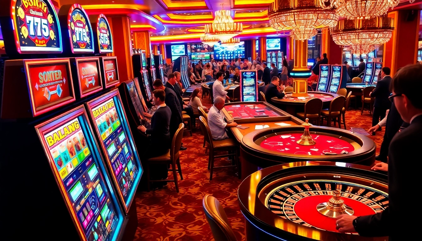 Experience the thrill of winning at SLOT365’s vibrant casino scene with engaging games and luxurious ambiance.