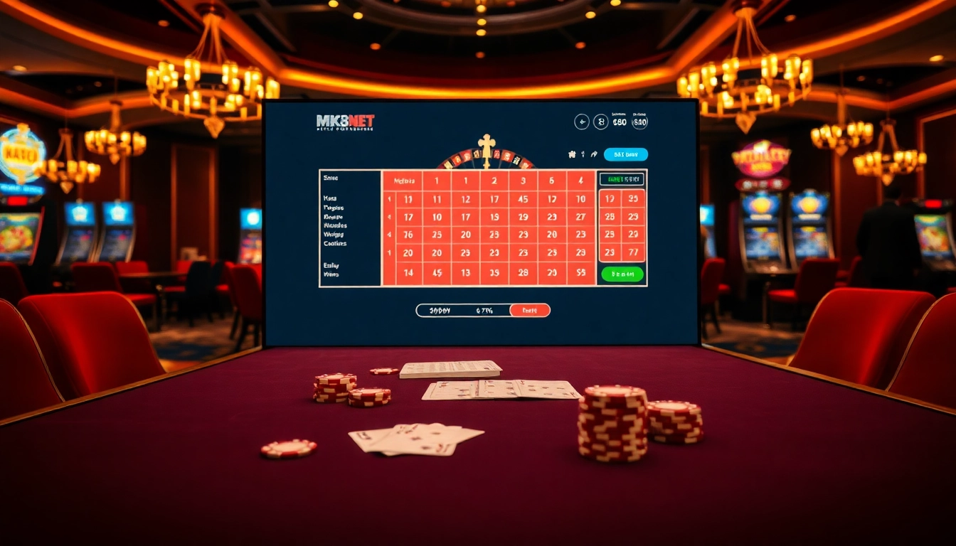 Experience thrilling online gambling excitement at mk8th.net with professional gaming and casino visuals.