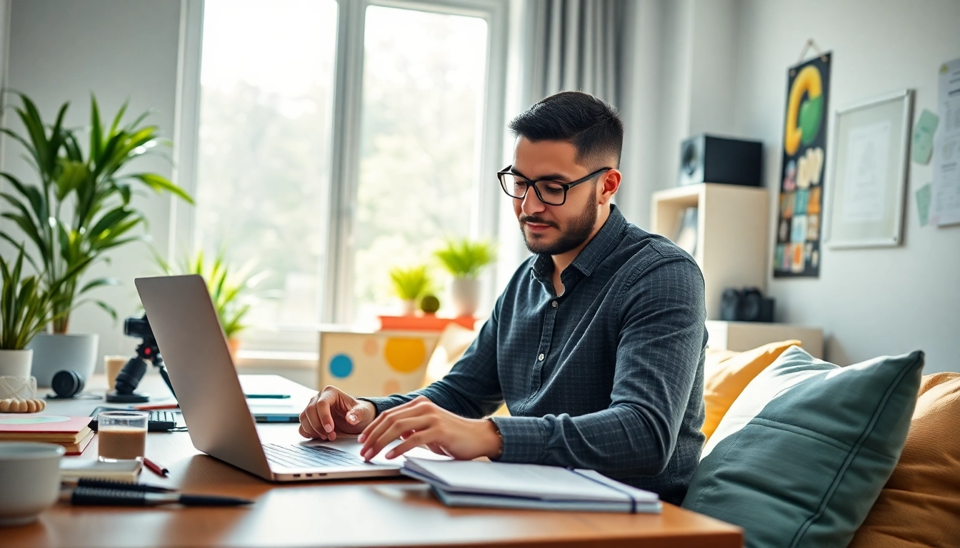 Learn how to get paid for content creation fast while engaging in a vibrant workspace setup.