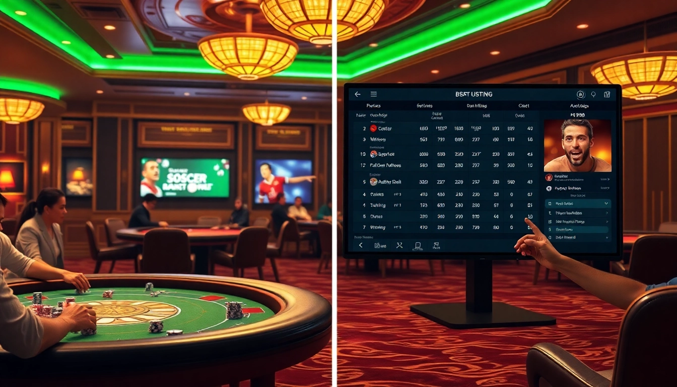 Excited players at PS99 thể thao betting on sports, showcasing modern casino elements.
