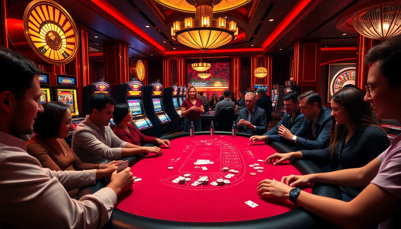 Nohu captures the excitement of high-stakes poker games at a luxury casino with vibrant colors and strategic gameplay.