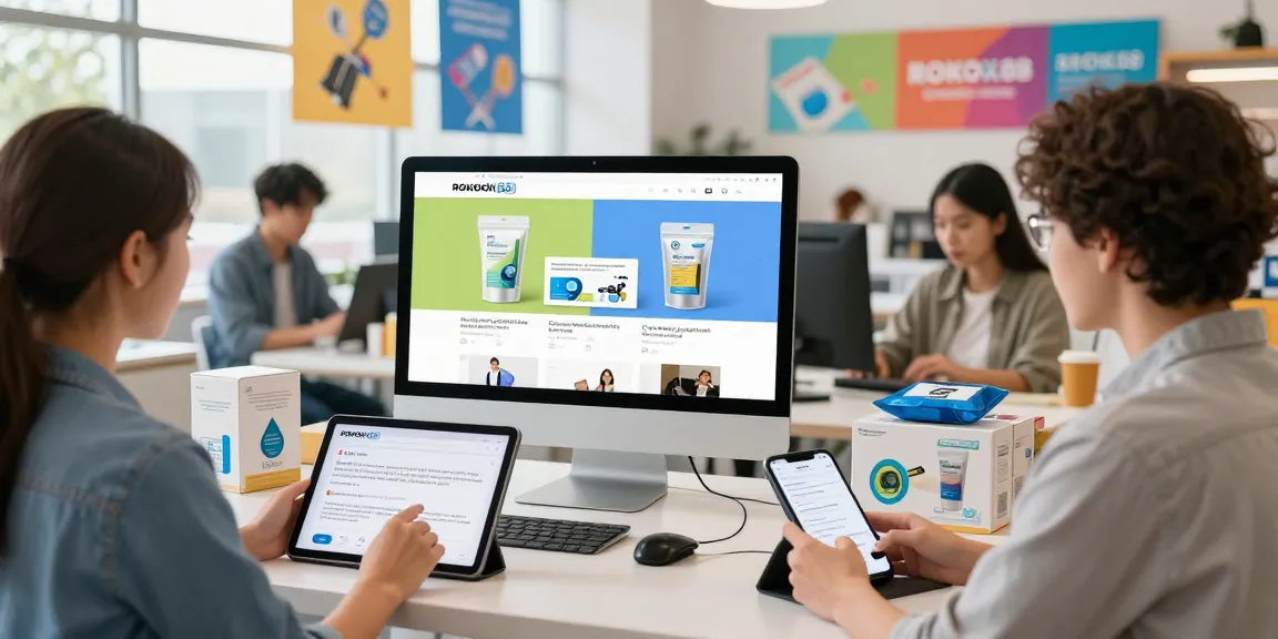 ROKOK88 slot login scene showing vibrant online shopping experience with waterproof and airtight packaging.