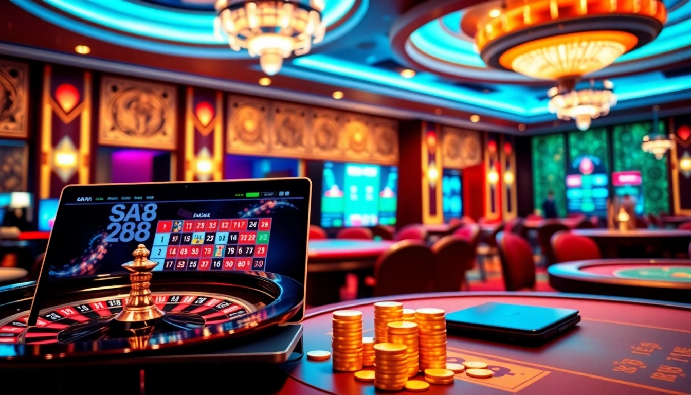Experience exciting games on sa88 with vibrant casino tables and thrilling online interfaces.