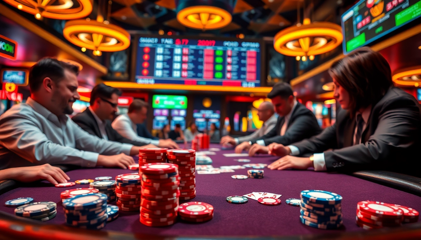 Experience thrilling gameplay at reddit csgo gambling sites with vibrant poker tables and high-stakes action.