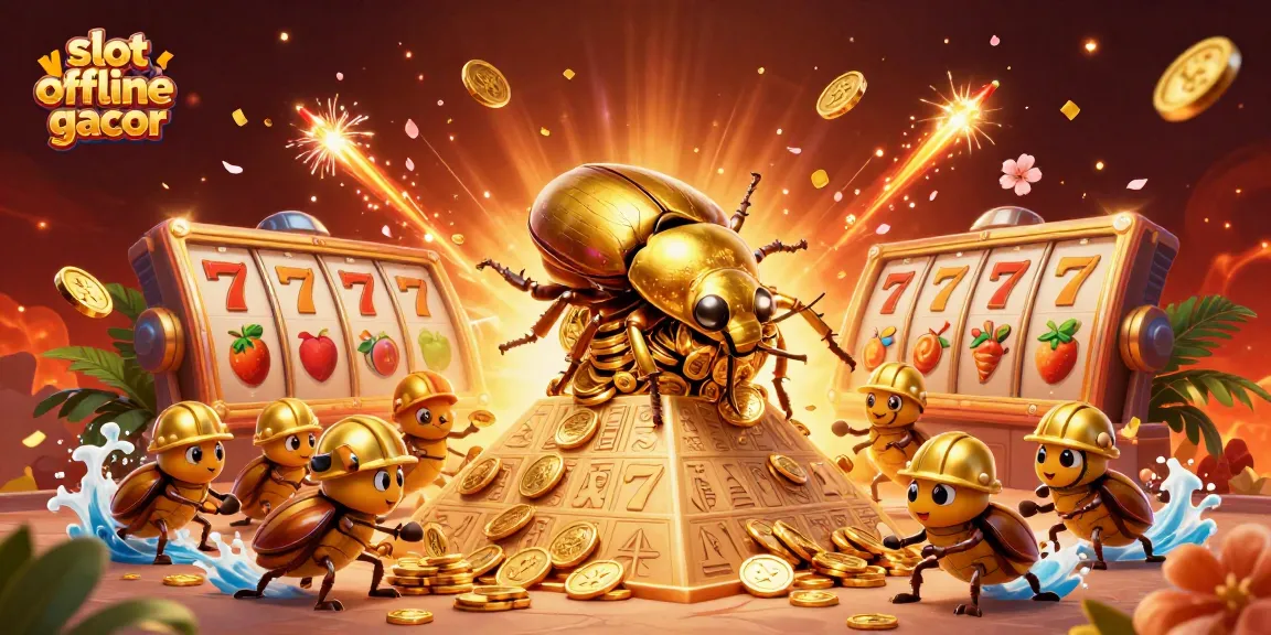 Mainkan slot offline gacor dengan pengalaman menarik dalam ilustrasi 3D kasino.