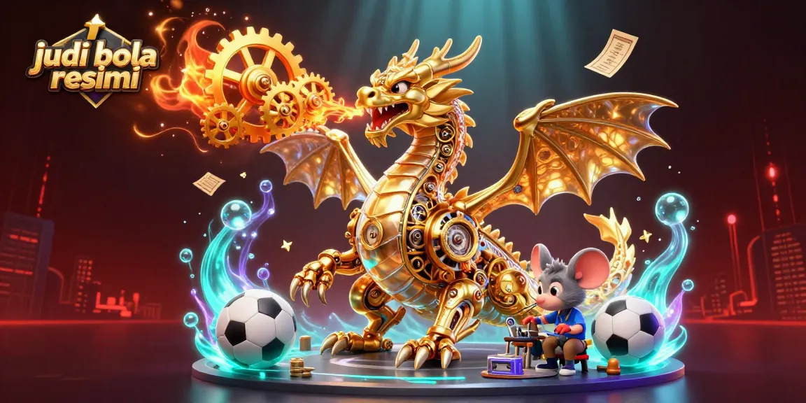 Engage with judi bola resmi featuring dynamic elements like football icons and betting slips.