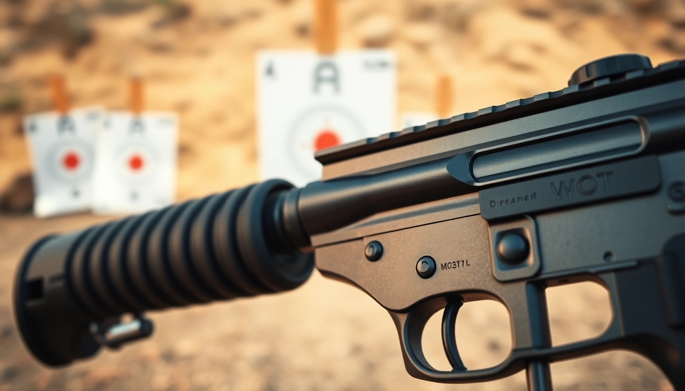 Showcasing the wot trigger for ar15, featuring sleek design and intricate details in an outdoor setting.