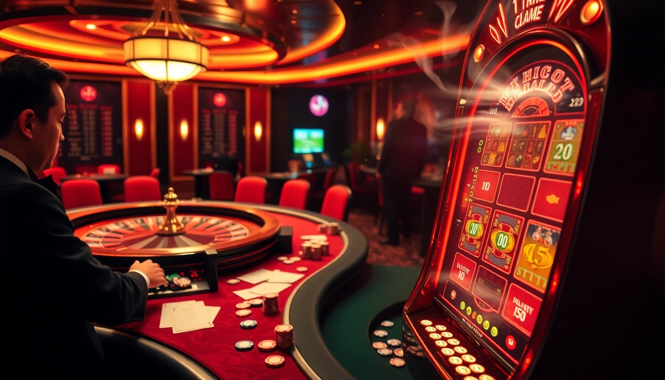 Engage with Truyên ma kinh dị themes while playing high-stakes casino games in a luxurious setting.