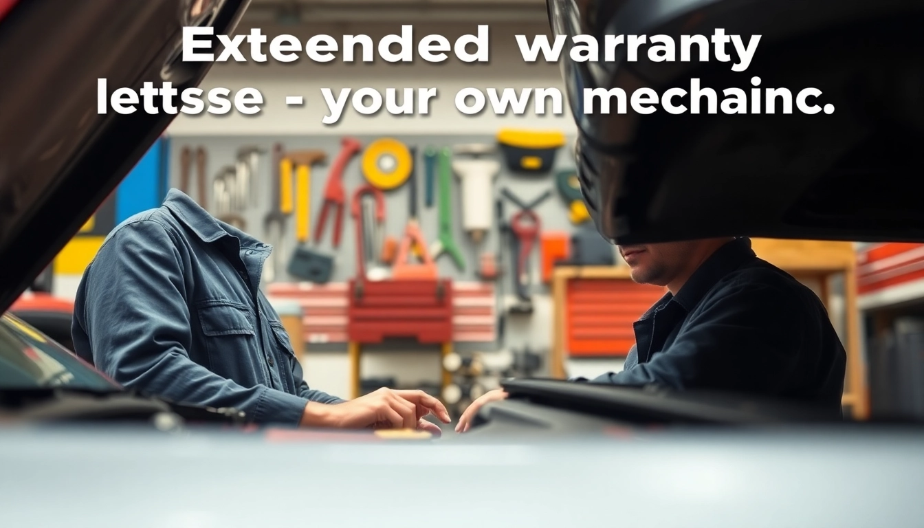 Engaging scene of a skilled mechanic illustrating the benefits of an extended warranty that lets me use my own mechanic.