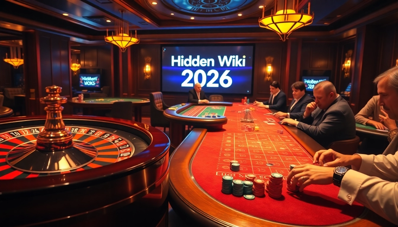 Engage in thrilling casino games featuring hidden wiki 2026 in a luxurious gambling setting.