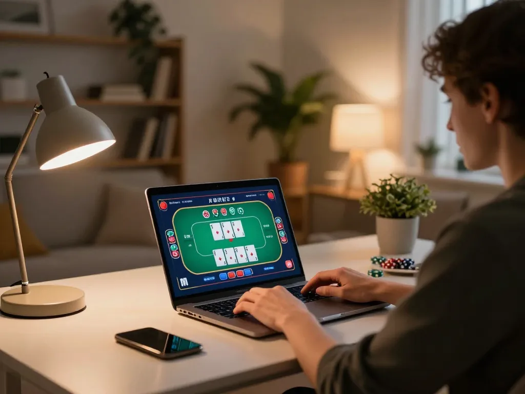 Engaging online gaming with tập đoàn ATQ poker strategies in a cozy home setup