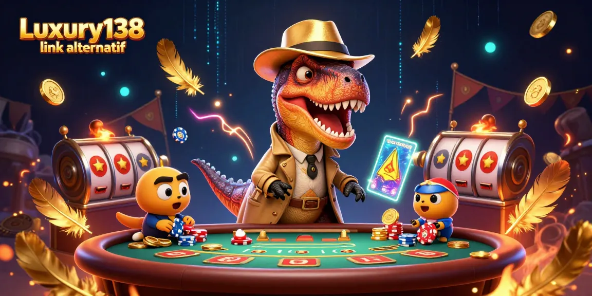 Experience the excitement of Luxury138 link alternatif with a slick velociraptor card counter and lively casino action.