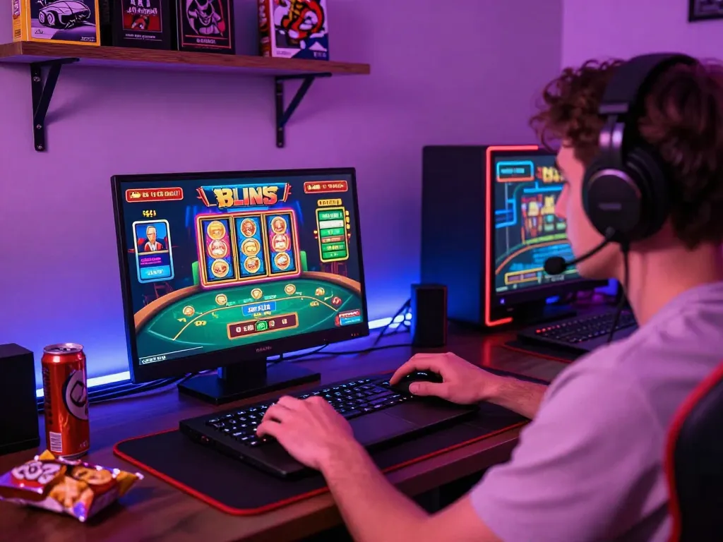 Engaging online gaming experience at ligasedayu with digital interface and vibrant graphics.