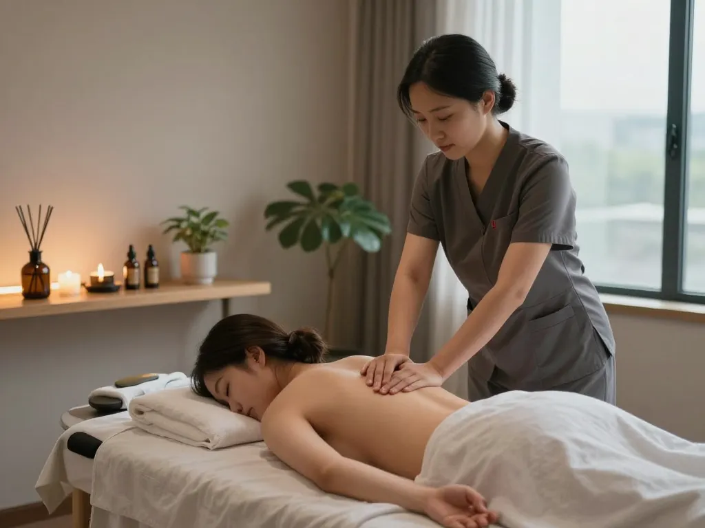 부드러운 린넨과 에센셜 오일이 있는 평화로운 스파 환경에서 서초스웨디시 마사지 체험하기.