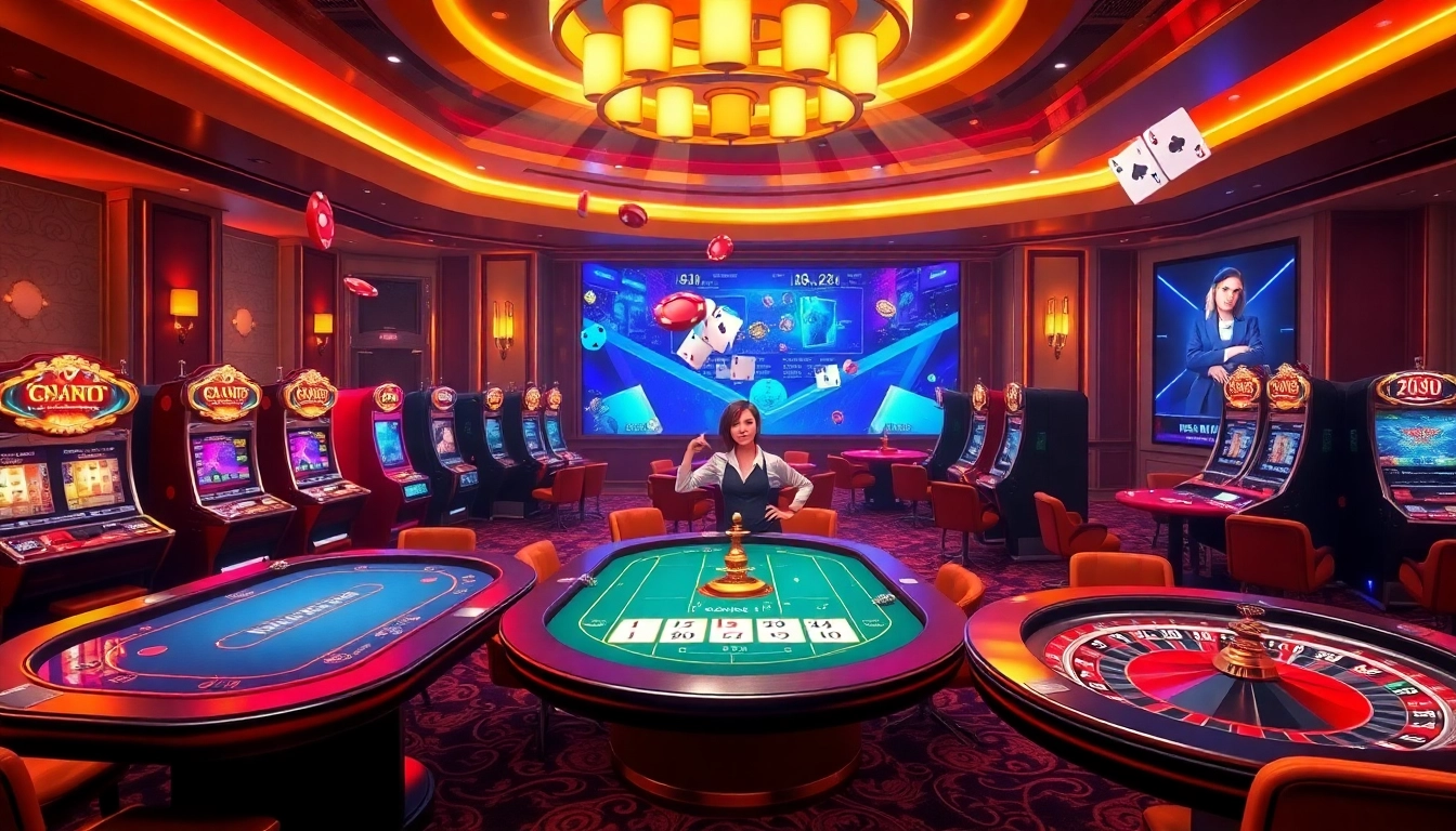 Experience thrilling excitement at nhà cái thabet with a vibrant casino atmosphere.