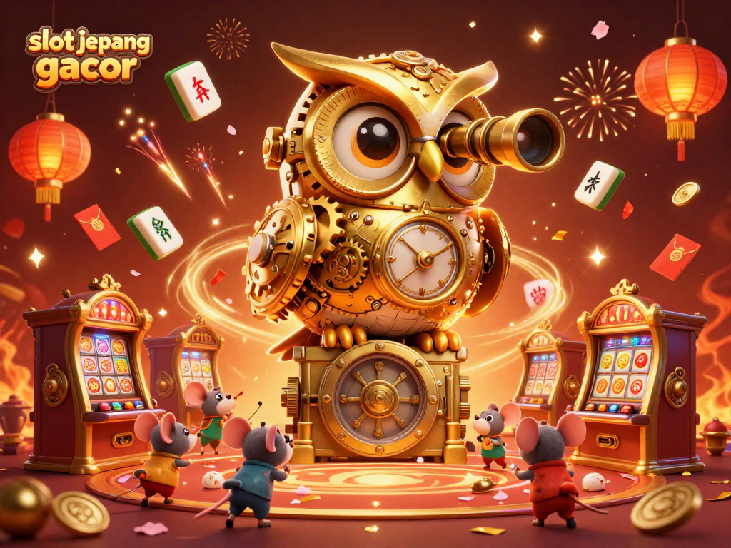 Join the excitement of slot jepang gacor with spinning symbols and vibrant casino elements!