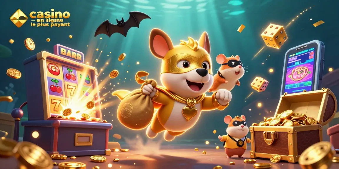 Jouez dans un casino en ligne le plus payant avec des jackpots éclatants et des héros animés.