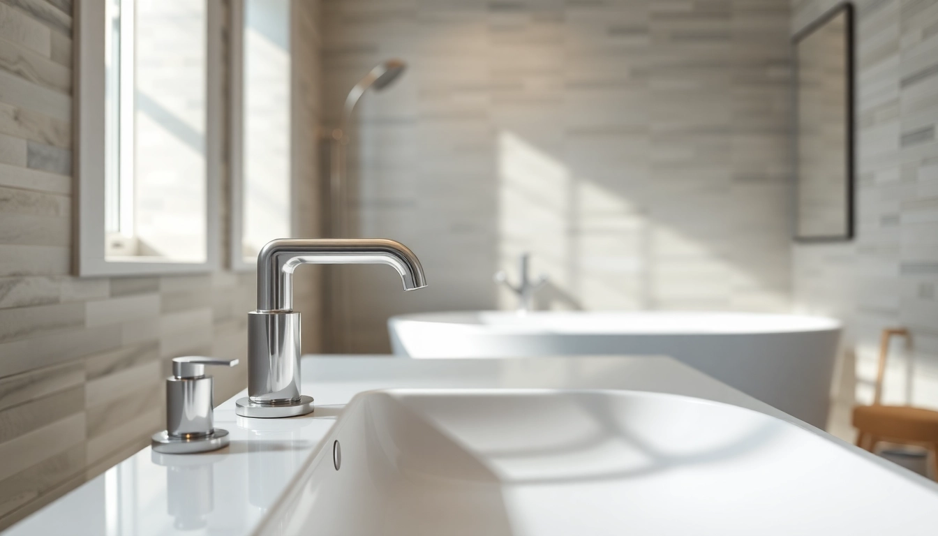 Entdecken Sie die exklusive Designästhetik von sonni sanitär in einem modernen Badezimmer.