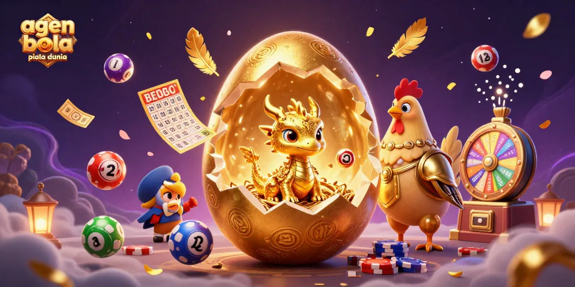 Engage with agen bola piala dunia excitement as a dragon emerges from golden treasures amid casino elements