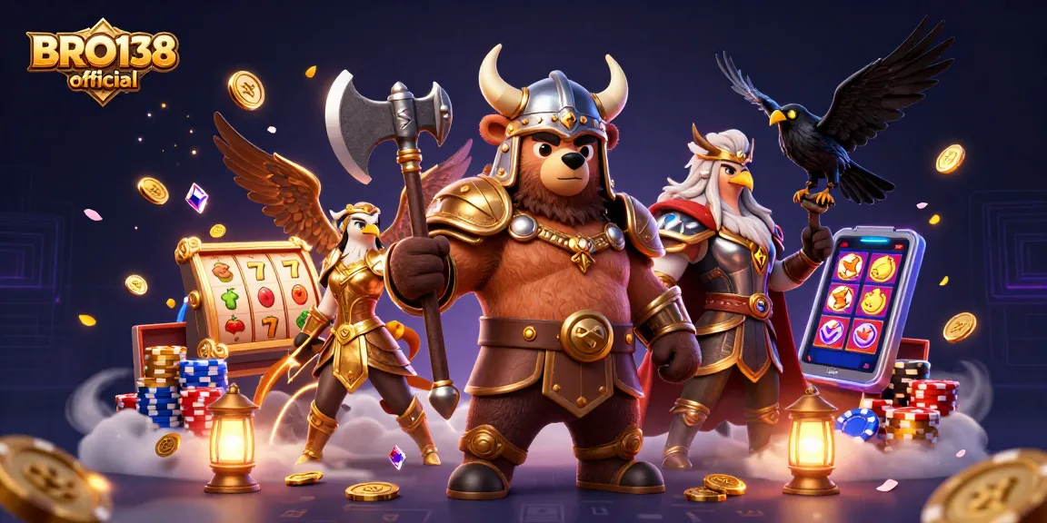 Engage with BRO138 official for exciting slot games featuring dynamic characters and vibrant graphics.