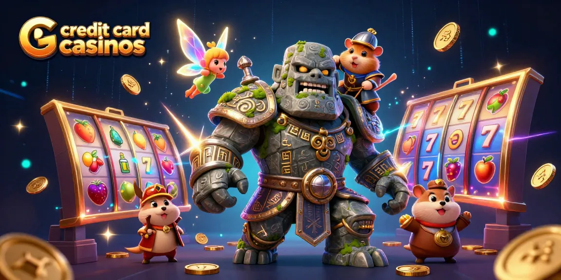 Engage with exciting credit card casinos featuring vibrant animations and magical characters.