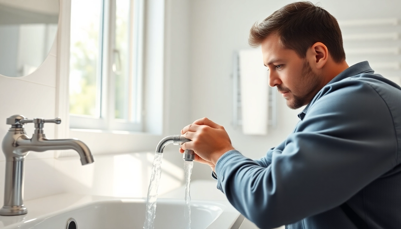 Effiziente Installation durch sonni sanitär GmbH in einem modernen Badezimmer mit eleganten Armaturen.