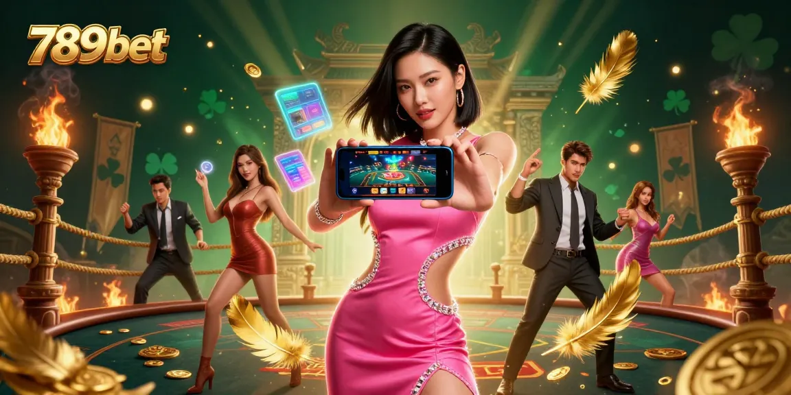 Win big with 789bet in an immersive live dealer casino experience featuring a confident player.